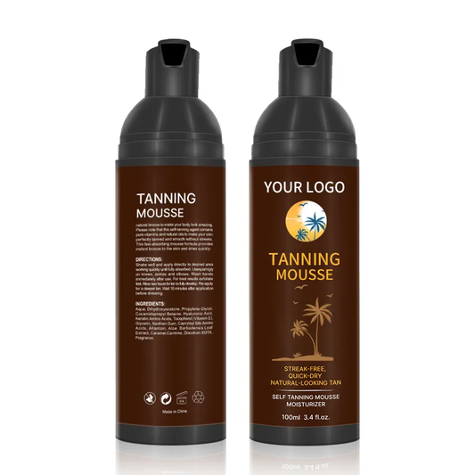 Customization Personal Sunless Tanning Lotion, Natural Bronzer Body Lotion, Tanning Mousse 030