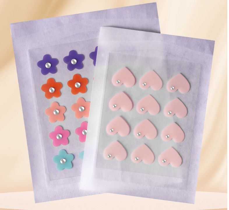 Latest Star and Heart Shape Pimple Remove Patch Hydrocolloid Acne Absorbing Cover Patches Acne With Diamond