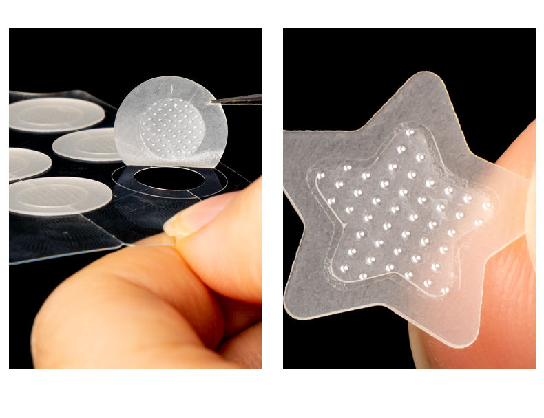 Micro Needle Patch Manufacturers' Invisible Spot Remover Effective Circle Shape for Pimple Patch Treatment