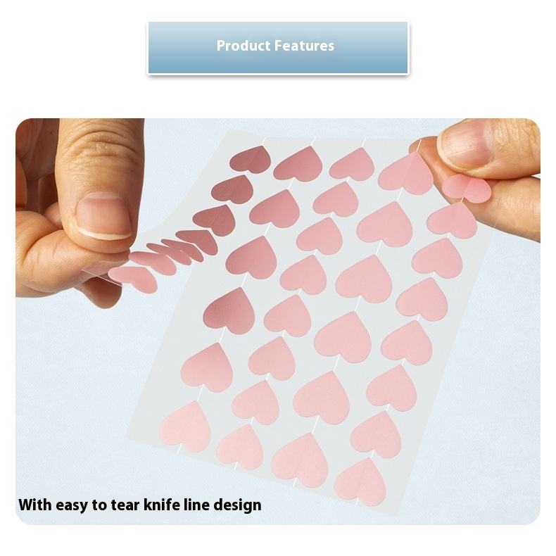 New Heart-Shaped Color Pimple Sticker Waterproof Makeup Pus Absorbing Protection Anti-Acne Beauty Personal Care