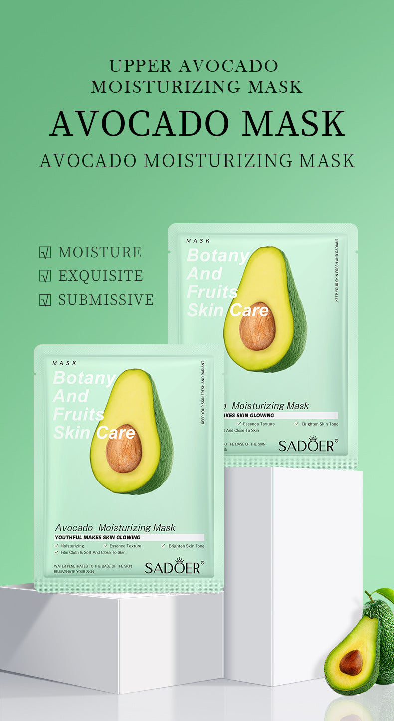 Wholesale Avocado Moisturizing Mask, Private Label Facial Mask OEM Factory 486