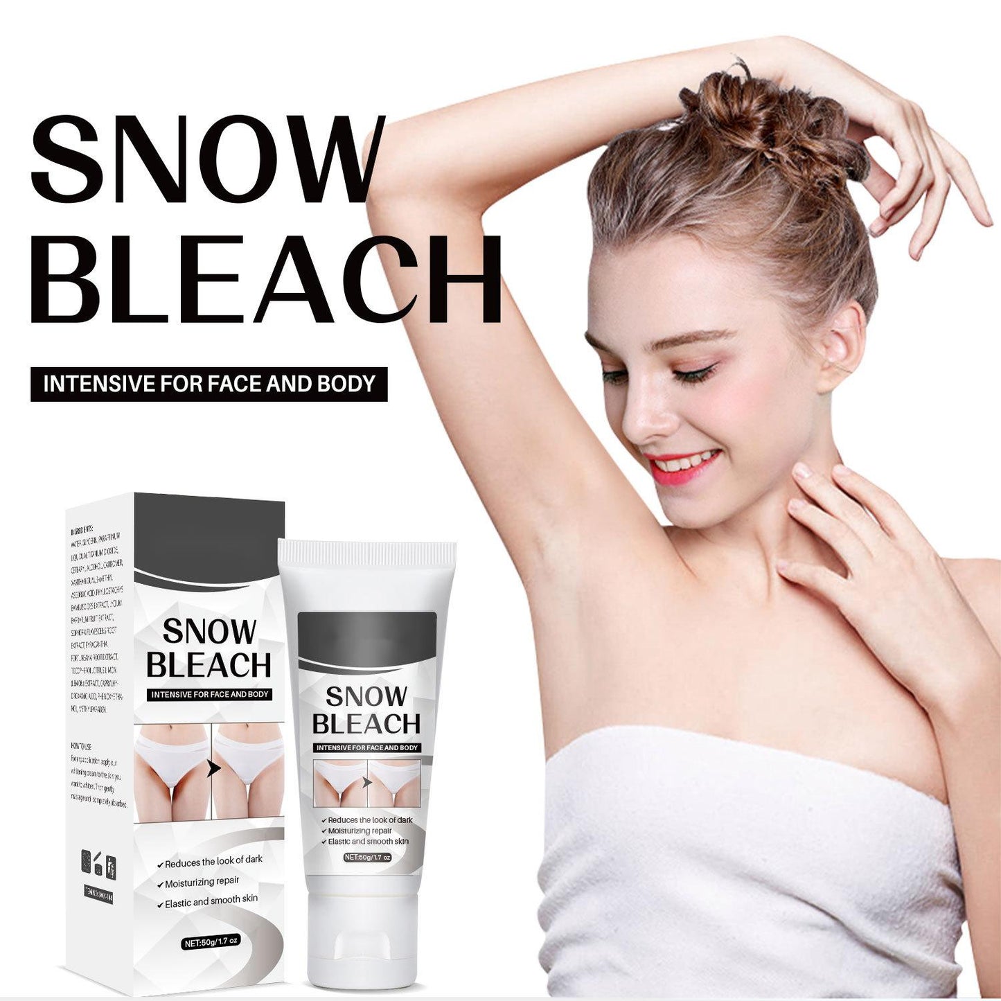 OEM Customized Body Whitening Cream, Private Parts, Armpits and Joint Snow Bleach Cream 405
