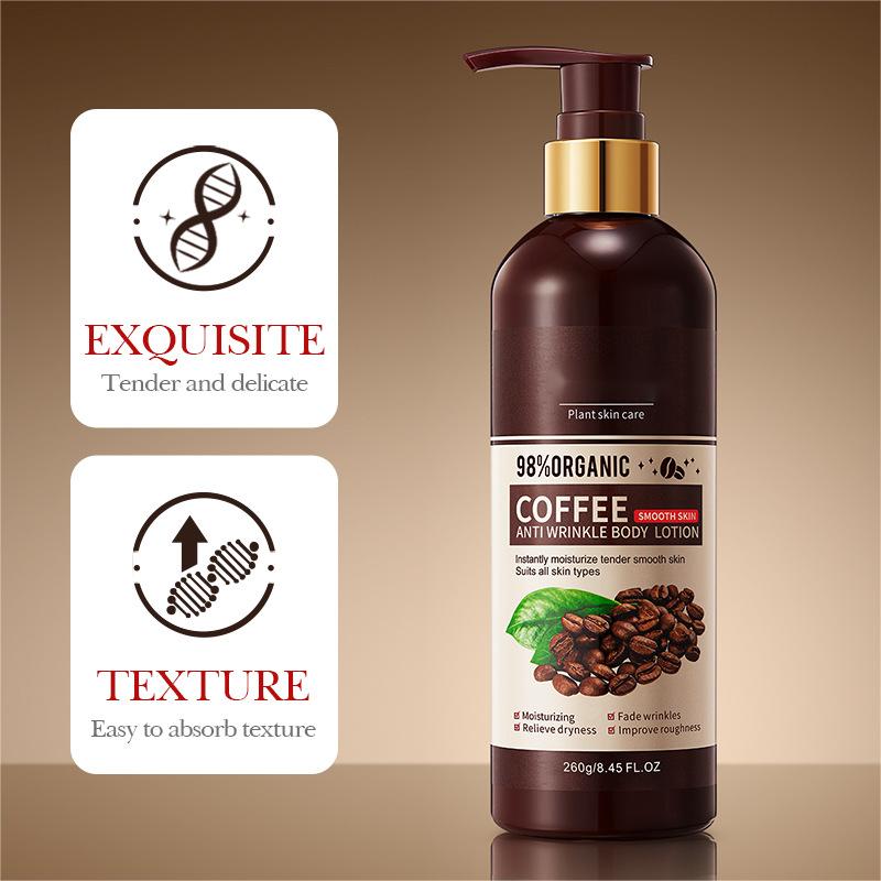 Wholesale Coffee Anti Wrinkle Body Lotion, Moisturizing and Hydrating, Delicate Skin Lotion Manufacturer 481