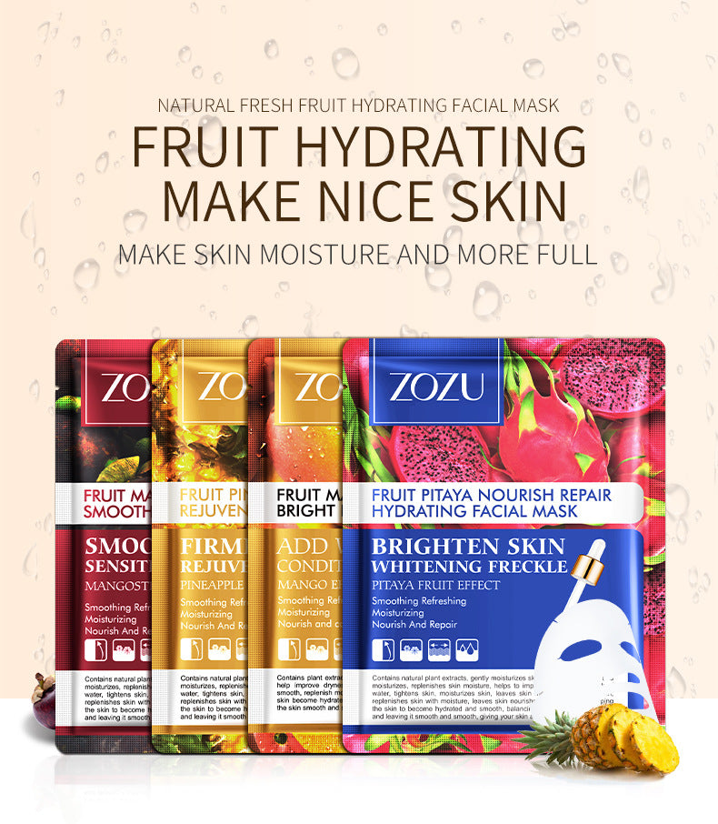 Wholesale Dragon Fruit Nourish Repair Hydrating Facial Mask, Brightening Skin Mask Factory 494