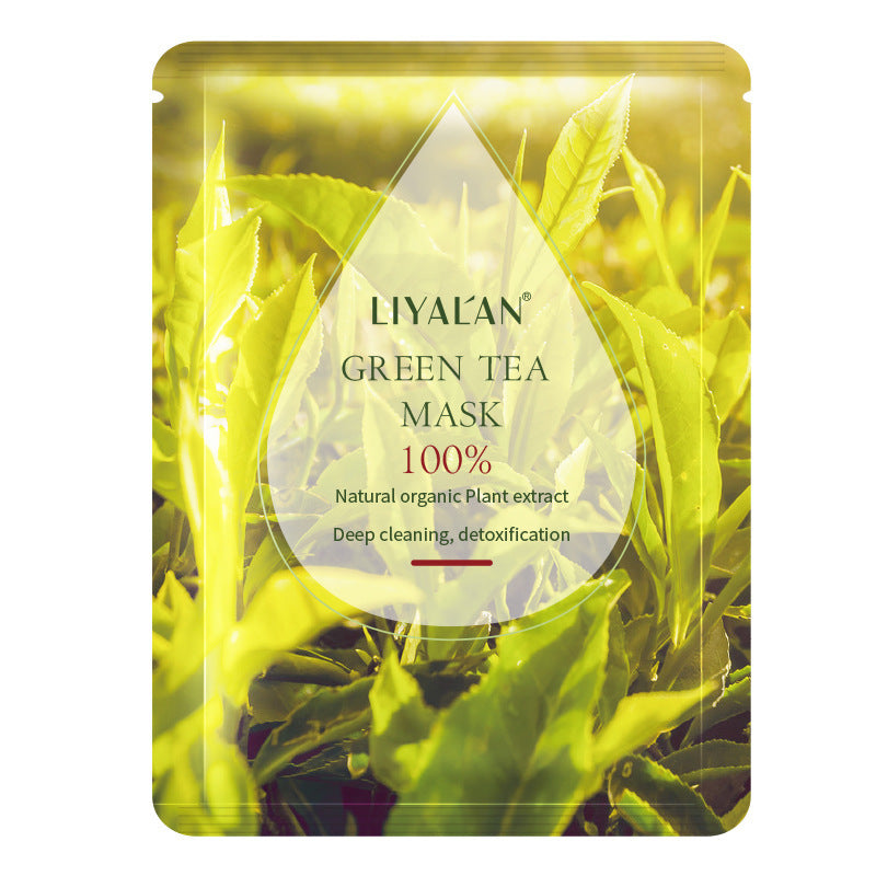 OEM Green Tea Deep Cleaning, Detoxification Moisturizing Patch Mask, Hyaluronic Acid Cold Compress, Hydrating, Pore Shrinking Whitening Sheet Mask 137