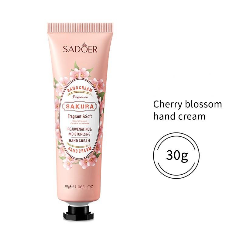 Wholesale Moisturizing and Tender Sakura Cherry Blossom Hand Cream, Hand Cream Customized Factory 429