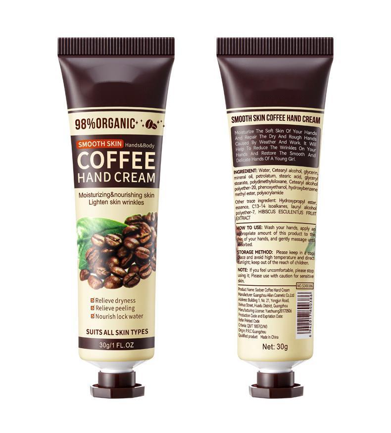 Wholesale Coffee Hand Cream, Moisturizing andd Anti cracking, Hydrating Hand Cream Manufacturer 453