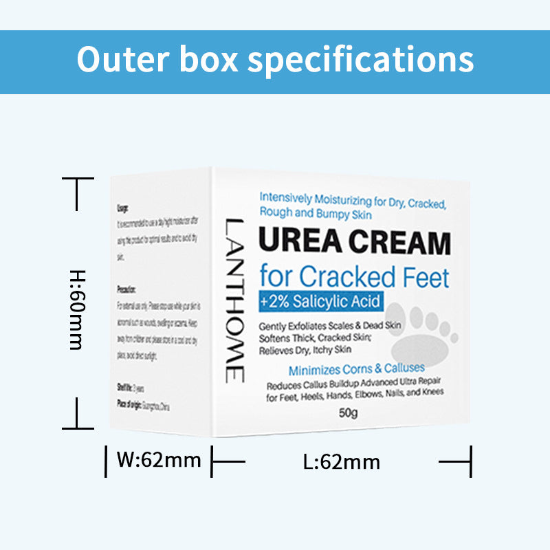 Personal Label Customized Urea Cream for Cracked Feet, Moisturizing Foot Care OEM Manufacturer 389