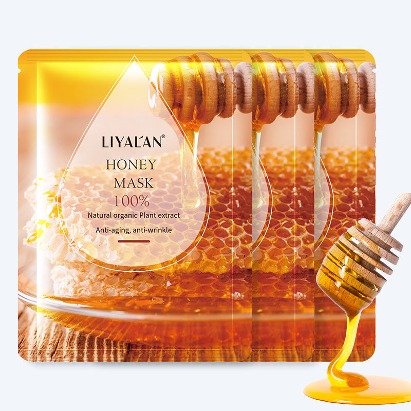 OEM Wholesale Honey Anti Aging, Anti Wrinkle Moisturizing Mask, Hyaluronic Acid Cold Compress, Hydrating, Pore Shrinking Whitening Sheet Mask 138
