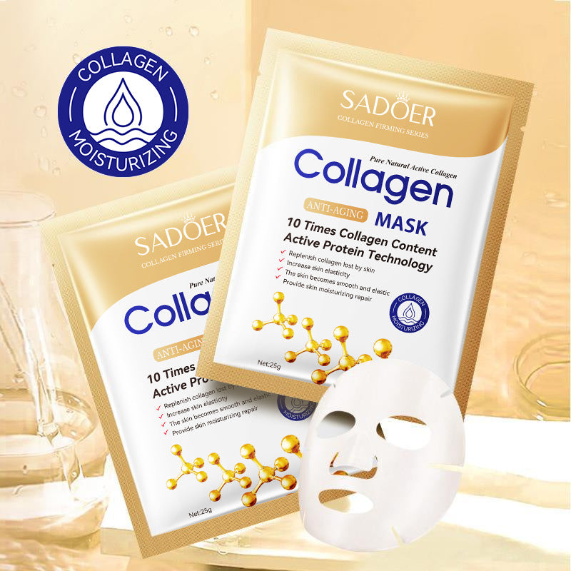 Wholesale Collagen Anti Wrinkle Facial Mask, Moisturizes, Tightens, Brightening Skin Mask 504