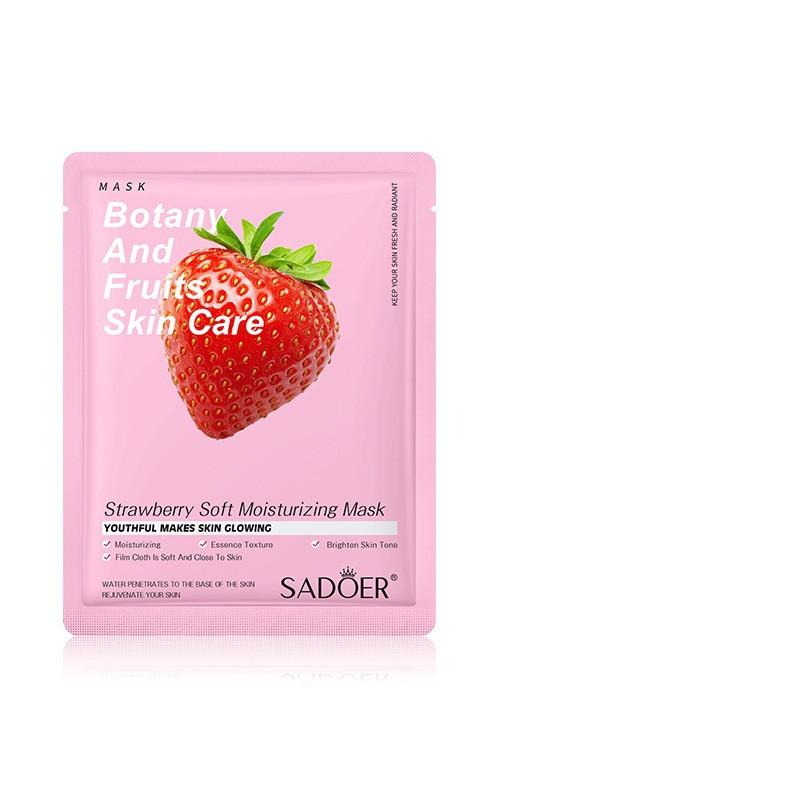 Wholesale Strawberry Soft Moisturizing Mask, Private Label Facial Mask Amazon Supplier 487