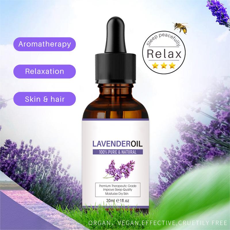 OEM Customized Lavender Essential Oil for Skin and Hair, Aromatherapy Essential Oil Manufacturer 417