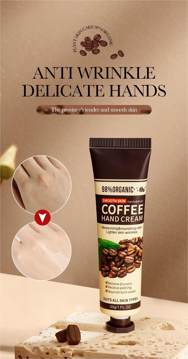 Wholesale Coffee Hand Cream, Moisturizing andd Anti cracking, Hydrating Hand Cream Manufacturer 453