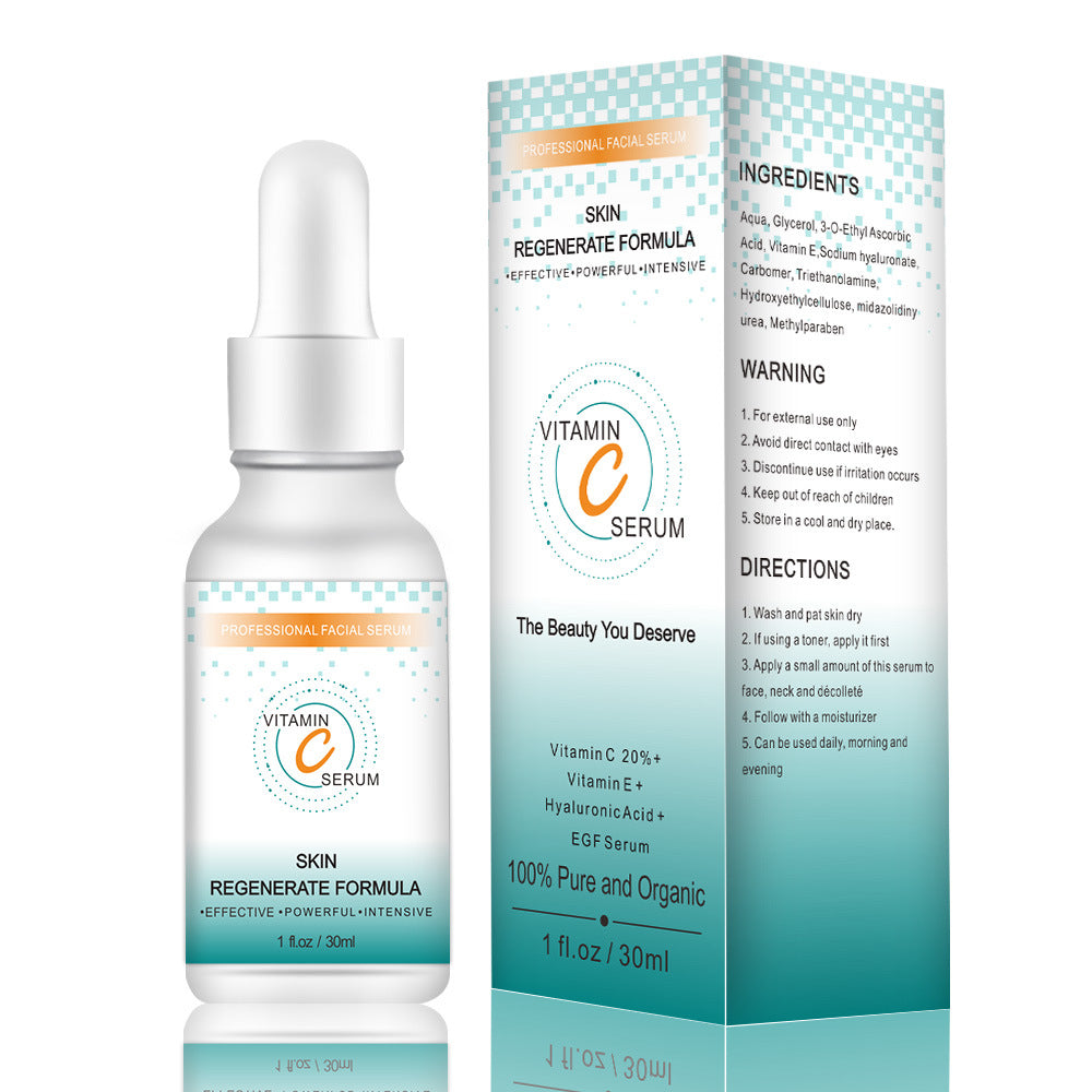OEM/ ODM Brightening VC Serum Moisturizing Hydrating Essence Facial Care Vitamin C Brightening Liquid 004