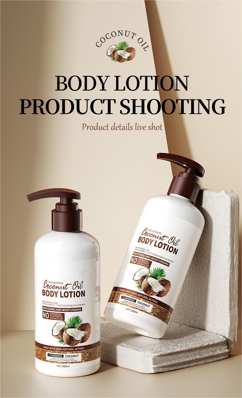 Wholesale Coconut Moisturizing Body Milk,  Moisturizing Skin Lotion OEM Customization 468