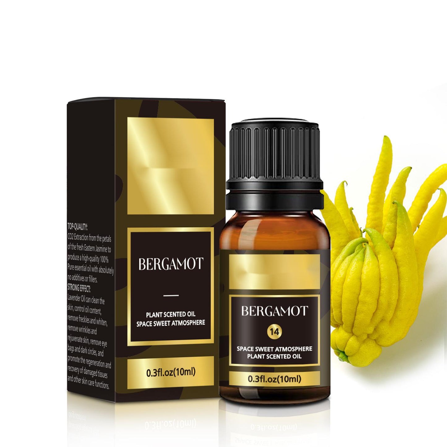 Bergamot Aromatherapy Essential Oil, Single Massage Essential Oils, Essential Oils Customization 038
