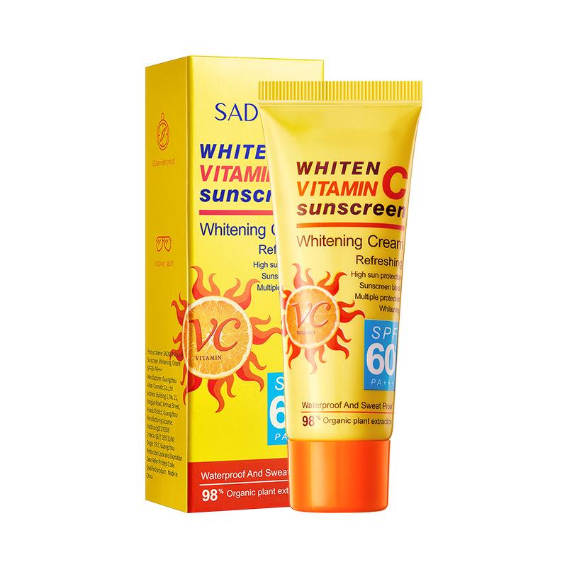Wholesale Vitamin C Sunscreen and Whitening Cream, Isolation Sunscreen, Anti Sweat Supplier 477