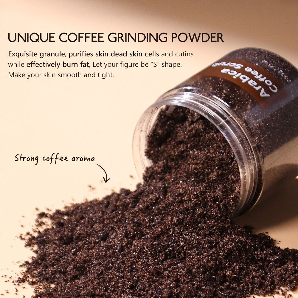 OEM Coffee Scrub, Deep Cleansing, Exfoliating, Brightening and Smoothing Skin, Body Scrub Manufacturer 157