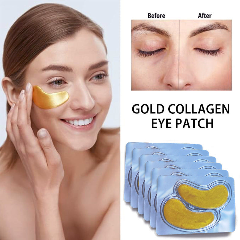 Wholesale Customized 20 Pairs 24K Gold Collagen Under Eye Patch, Wrinkles, Diluting Eye Lines, Removing Eye Dark Circles Mask 315