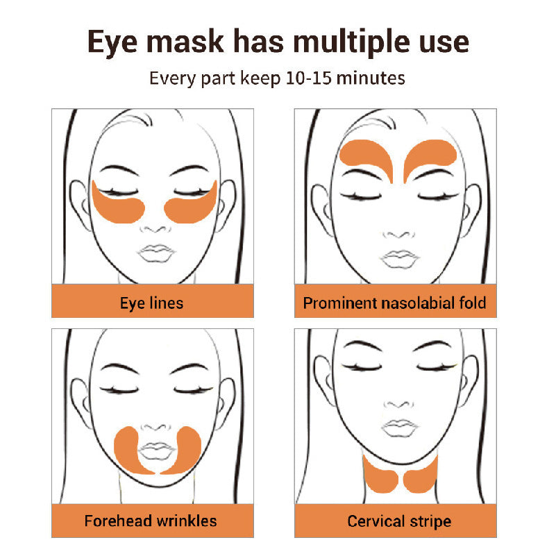 Wholesale 10 Pairs Vitamin C Eye Patch, Essence Eye Mask, Moisturizing, Diluting Eye Lines 312