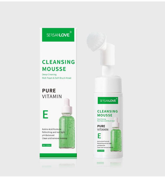OEM & ODM Customized Pure Vitamin E Cleansing Mousse, VE Serum Moisturizing Facial Cleanser Manufacturer 330