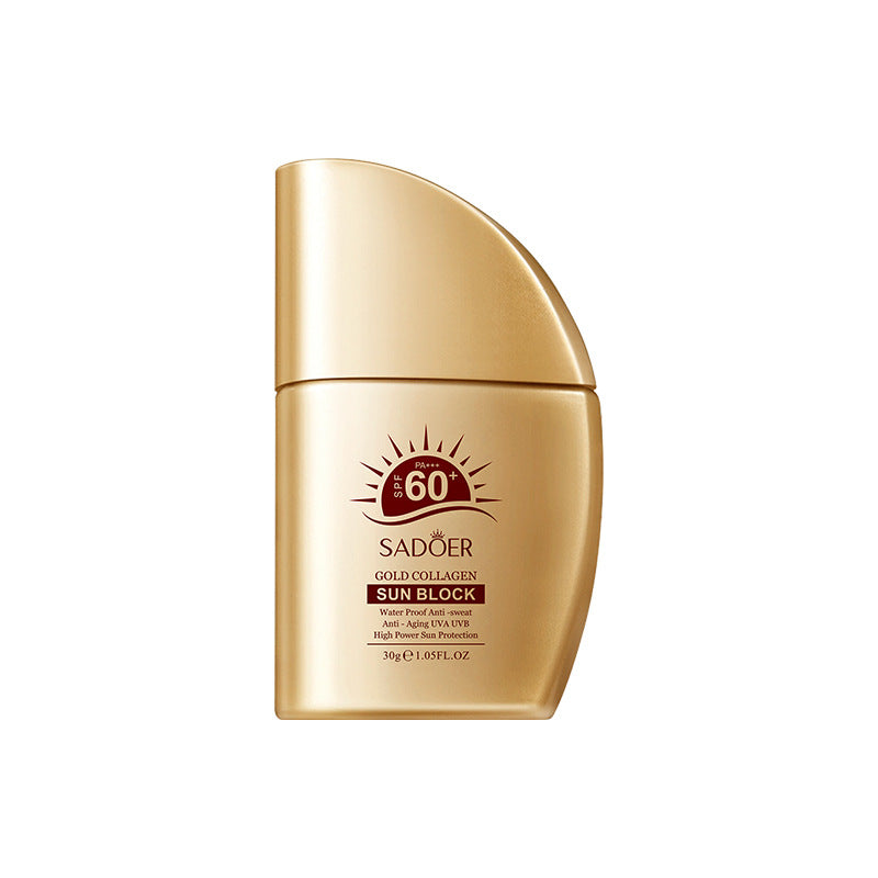 Wholesale Golden Collagen Sunscreen, Sun Block Anti UV Isolation Cream Manufacturer 479
