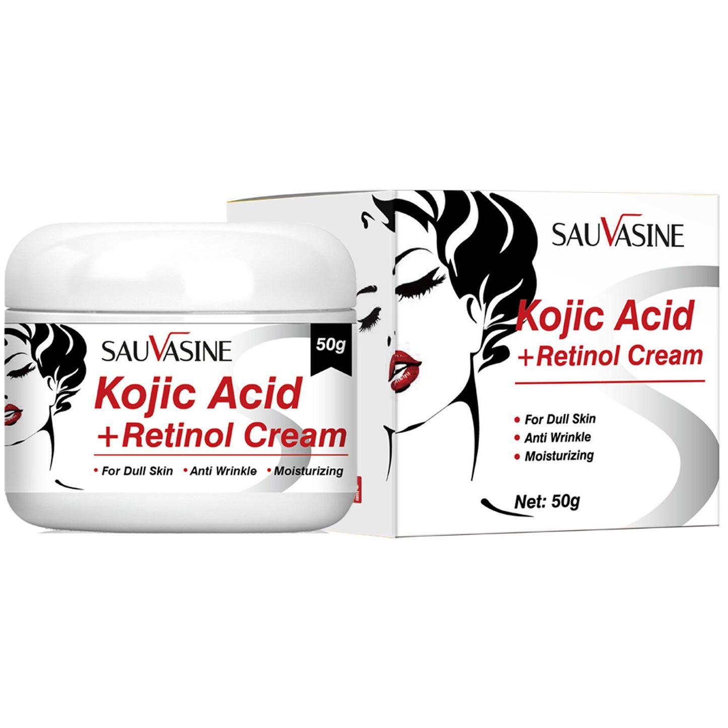 Wholesale Kojic Acid Face Cream, Moisturizing, Brightening Skin Tone, Removing Black Spots 393