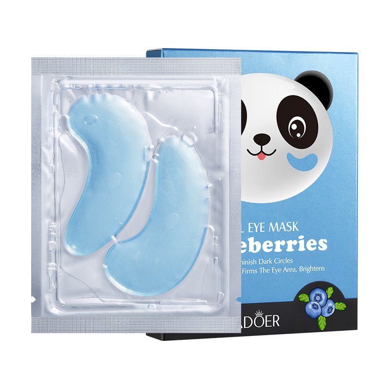 Wholesale Panda Blueberries Gel Eye Mask, Diminish Dark Circles, OEM Nourishes and Brighten Eye Masks 542