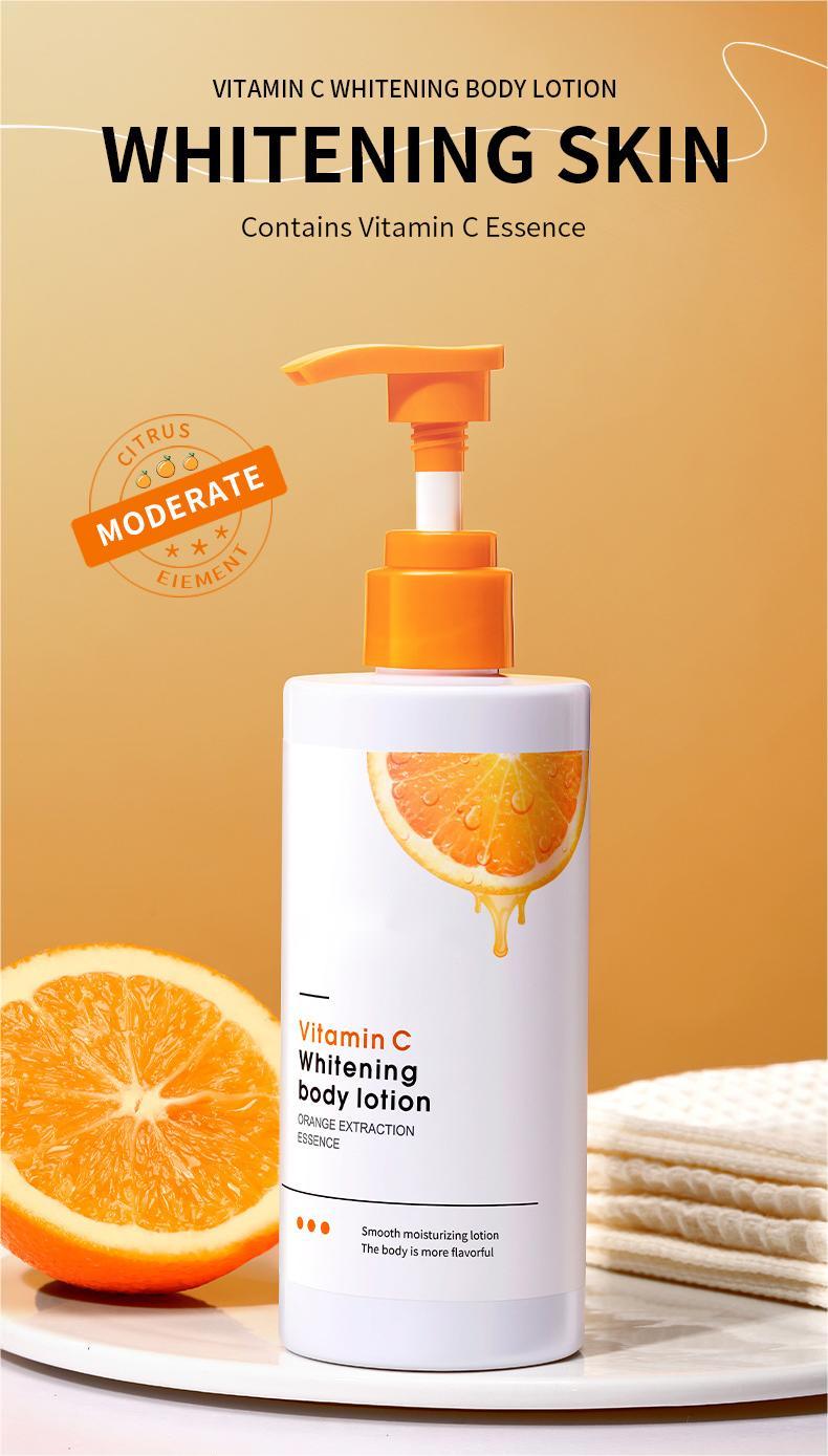Wholesale Whitening Body Lotion, Orange Essence Vitamin C Body Lotion OEM Manufacturer 467