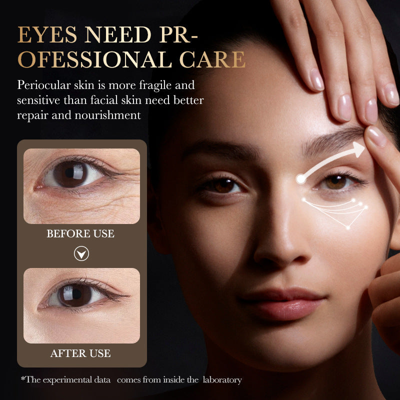 Wholesale 24K Gold Hyaluronic Acid Anti-Wrinkle Multi-Effect Eye Cream Moisturizing and Caring Eye Cream 527