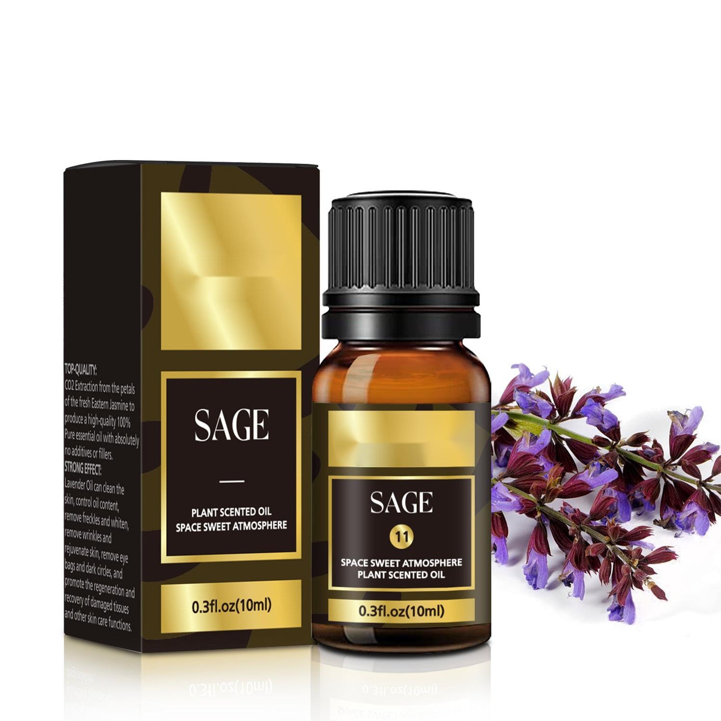 OEM & ODM Sage Aromatherapy Essential Oil, Water-Soluble Essential Oils, Humidifier Essential Oils 032