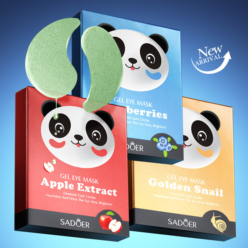 Wholesale Panda Apple Extract Gel Eye Mask, Diminish Dark Circles, Nourishes and Firms Eye Masks Supplier 540
