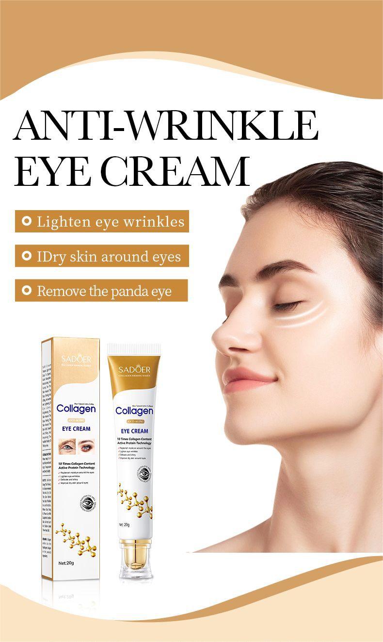 Wholesale Collagen Anti-Wrinkle Eye Cream, Reduce Fine Lines, Firming Eye Skin, Remove Puffiness and Dark Circles 518