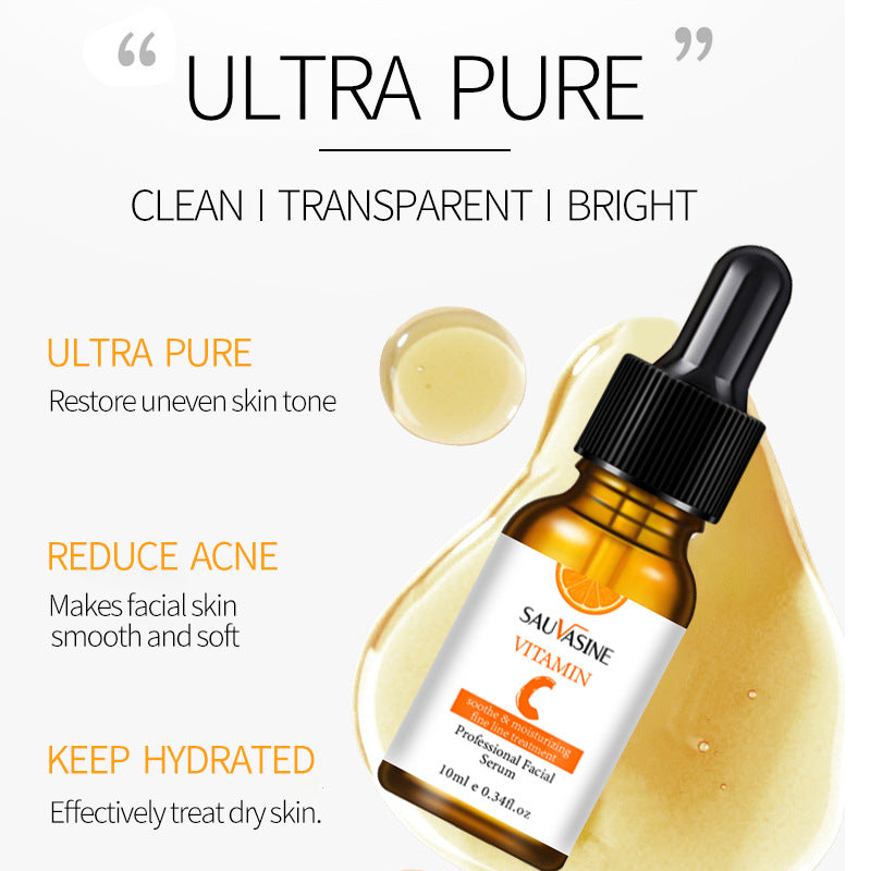 Wholesale VC Original Liquid, Vitamin C Essence, Hydrating and Moisturizing, Diluting Fine Lines, Improving Skin Dullness, Facial Serum 377