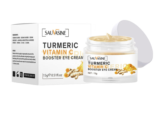 Wholesale Turmeric Vitamin C Eye Cream, VC Brightening Eye Cream, Moisturizing, Lightening Fine Lines and Reducing Black Eyecircles 368