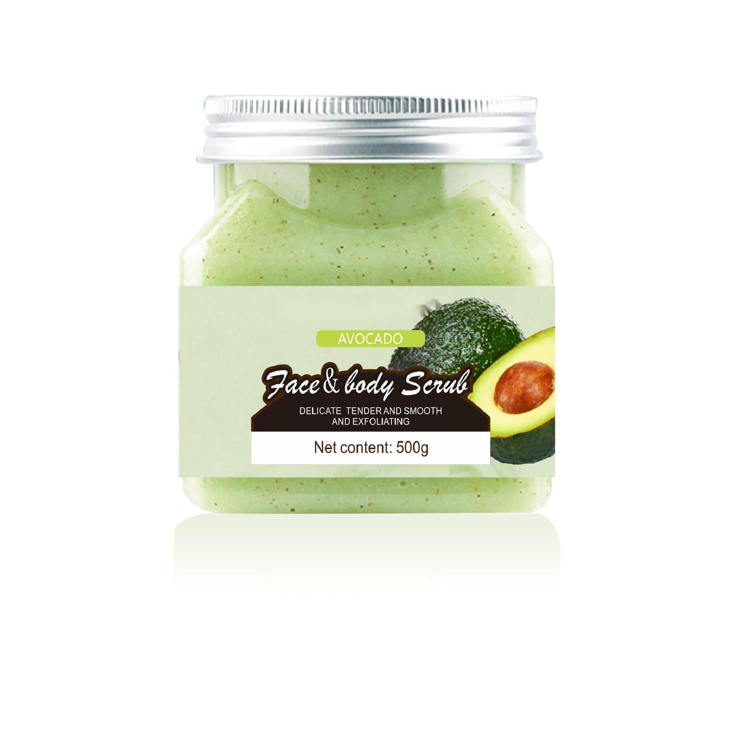 Customized Avocado Body Scrub Salt, Sea Salt for Skin Cleansing, Exfoliation, Oil Control, Whitening Body Bath Scrub 162