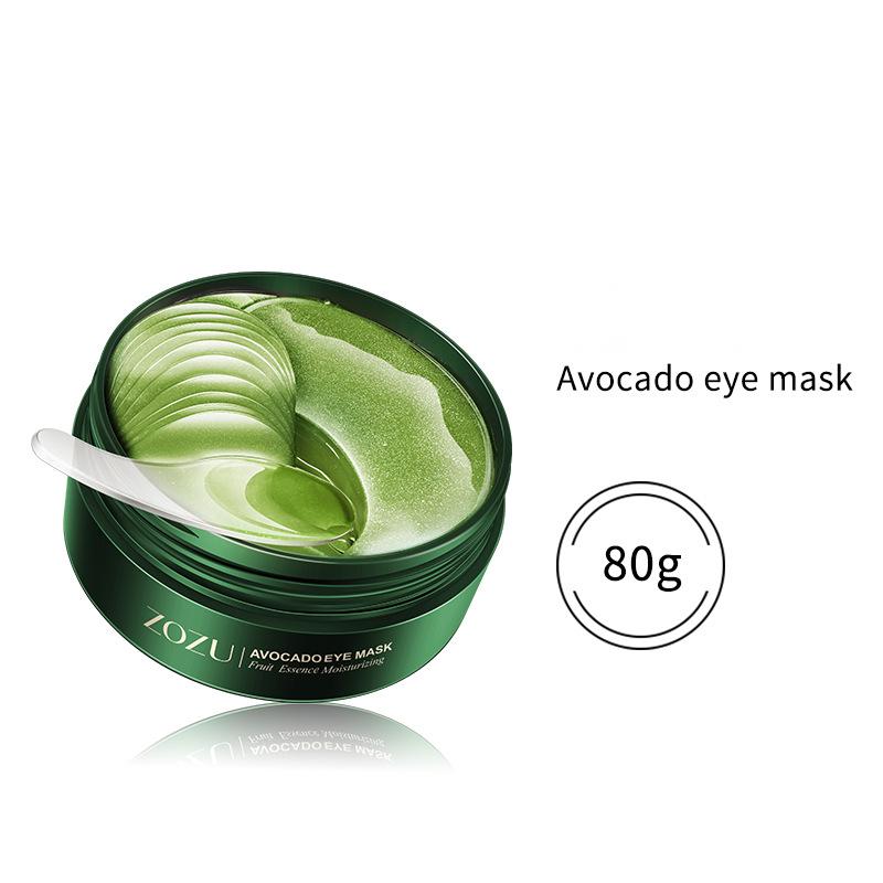 Wholesale Rich Avocado Fruit Essence Moisturizing Eye Mask, OEM Crystal Eye Patches Factory 516