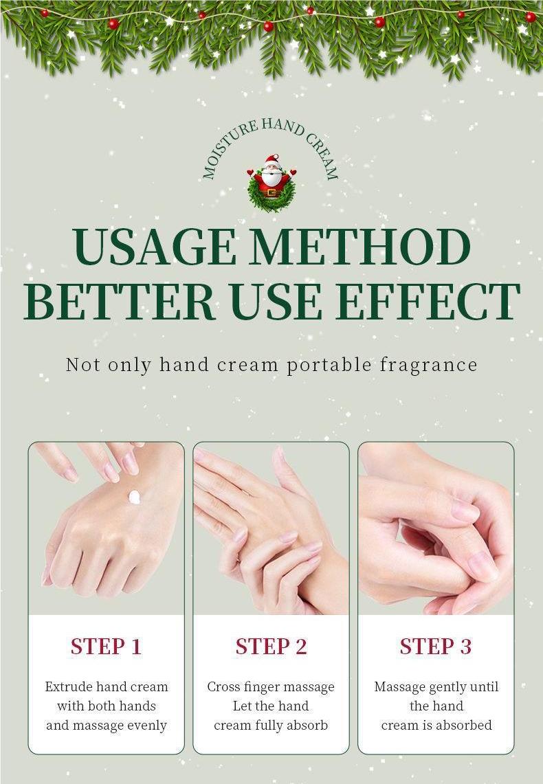Wholesale Christmas Quiet Forest Anti Dry Cracking Hand Cream OEM Manufacturer 437