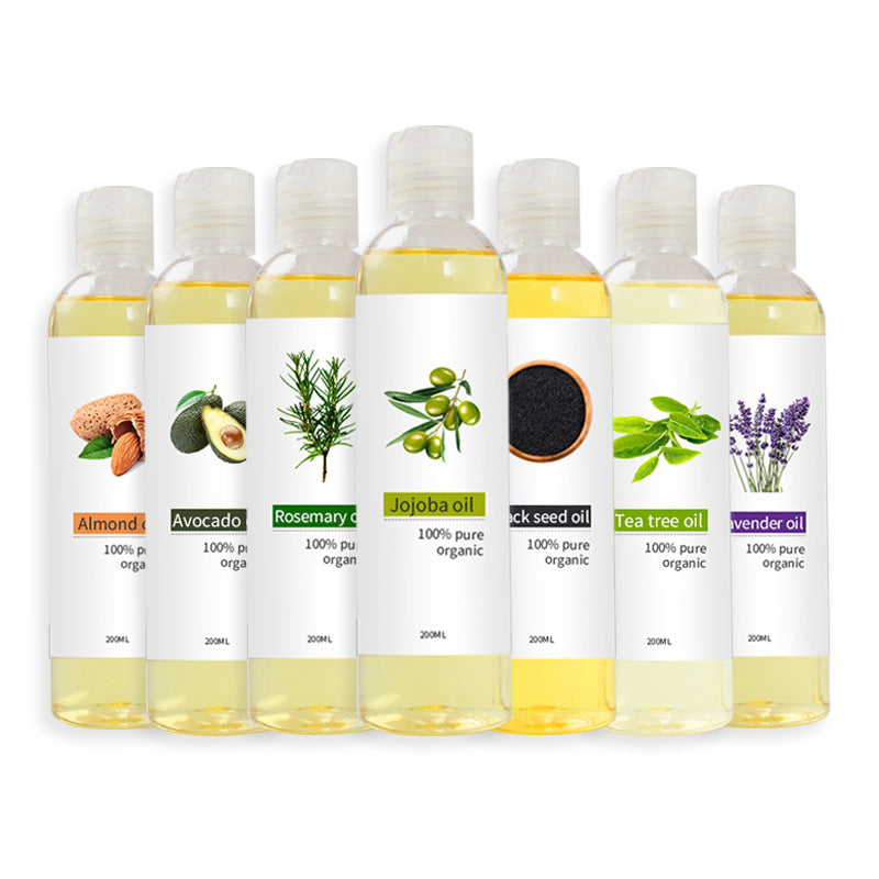 OEM Private Label 200ML Organic Almond Oil, Nourishing Hair and Body Spa Massage Oil, Smooth Skin Factory 206