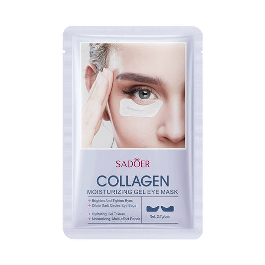 50 Pairs of Collagen Moisturizing Gel Eye Mask, Brightening and Tighten Eyes, Dilute Dark Circles Eye Bags