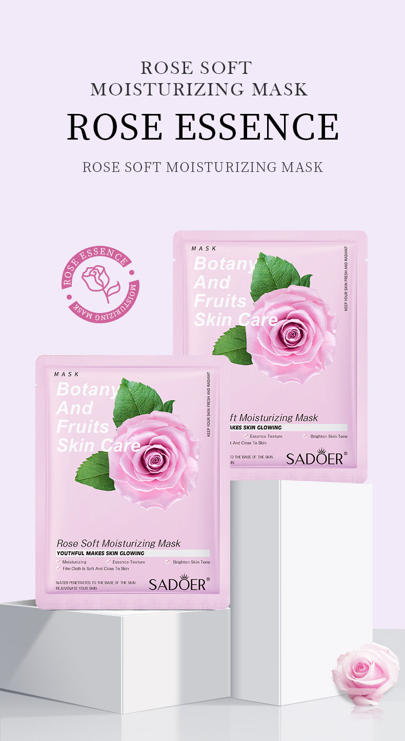Wholesale Rose Soft Moisturizing Mask, Private Label Facial Mask Manufacturer 485