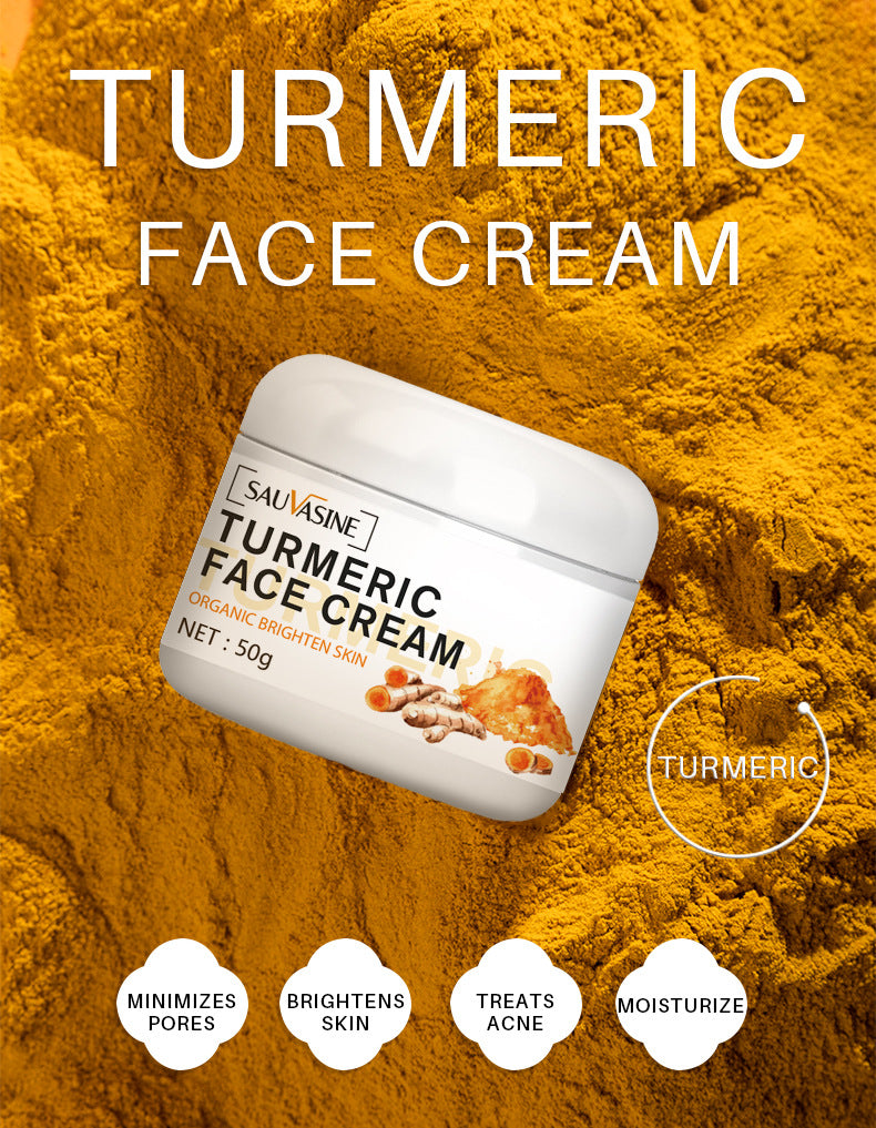 OEM Personal Customized Turmeric Face Cream, Reduce Wrinkles, Lift and Firm Skin, Brighten Skin Moisturizer 356