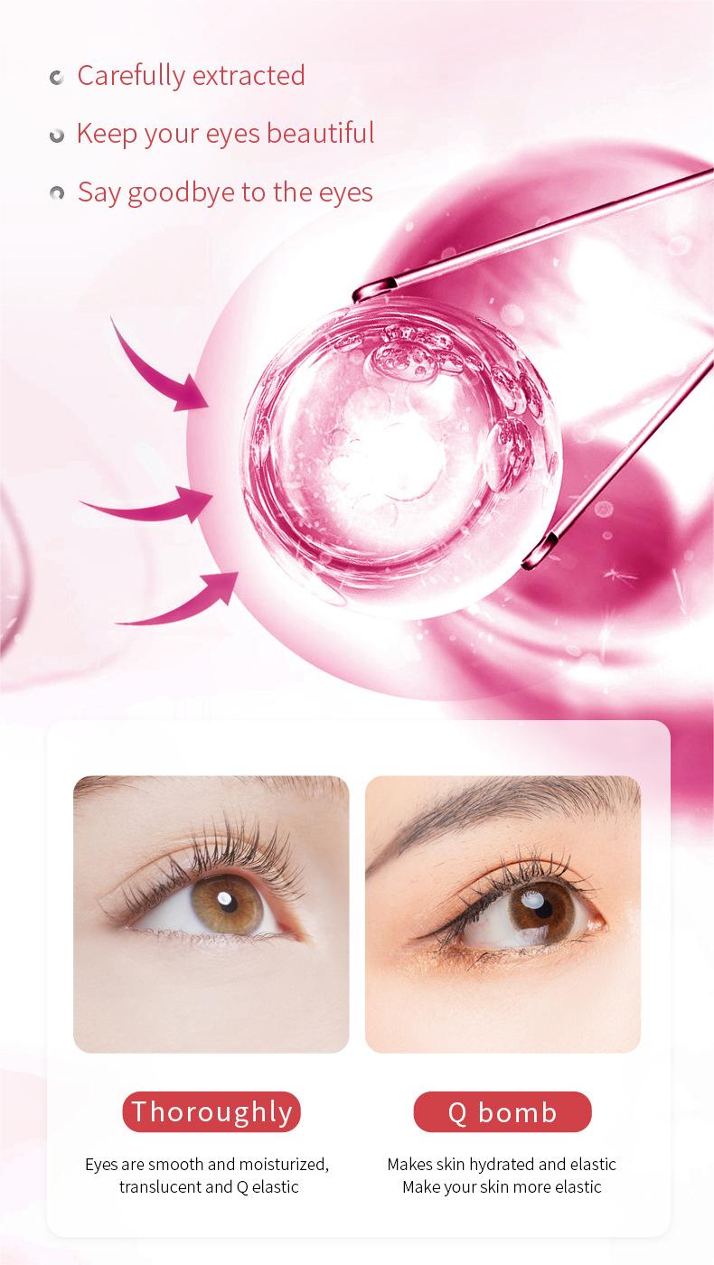 Wholesale Rose Moisturizing Shiny Eye Cream, Lightweight and non-greasy, Fade Dark Circles, Relieve Eye Fatigue 530