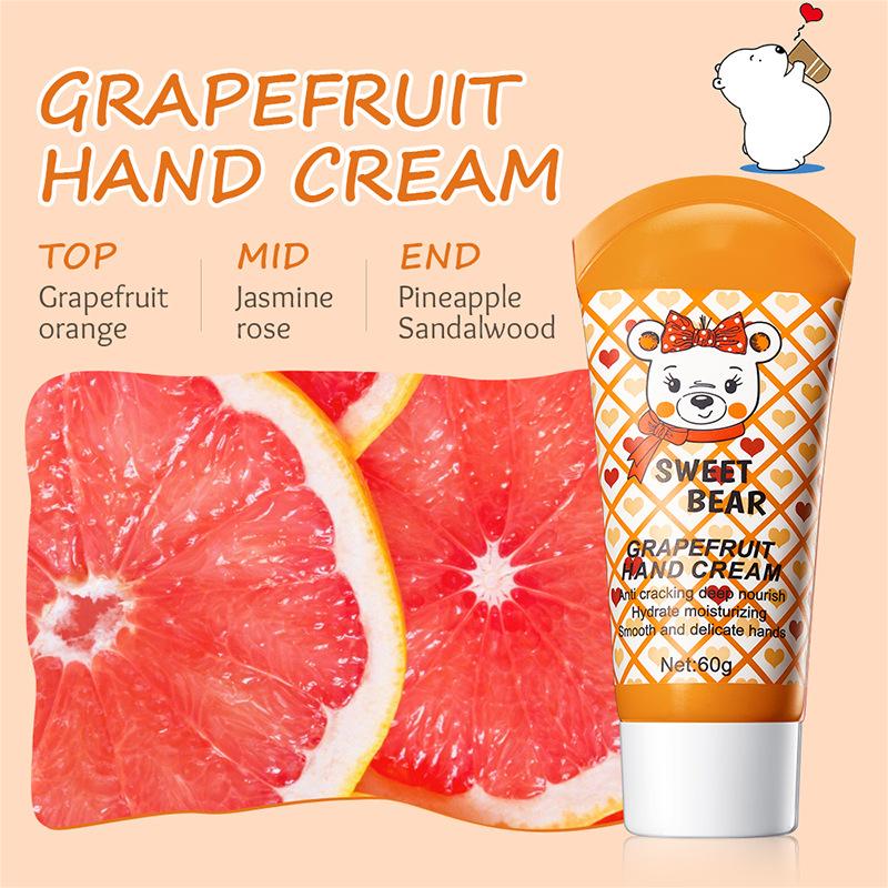Wholesale 60g Grapefruit Anti Cracking Hand Cream, Deep Nourish Moisturizing, Hydration Hand Cream Customization 461