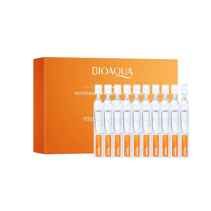 10 Boxes of Vitamin C Sub-Polish Serum, Whitening Antioxidant Moisturise Facial Serums