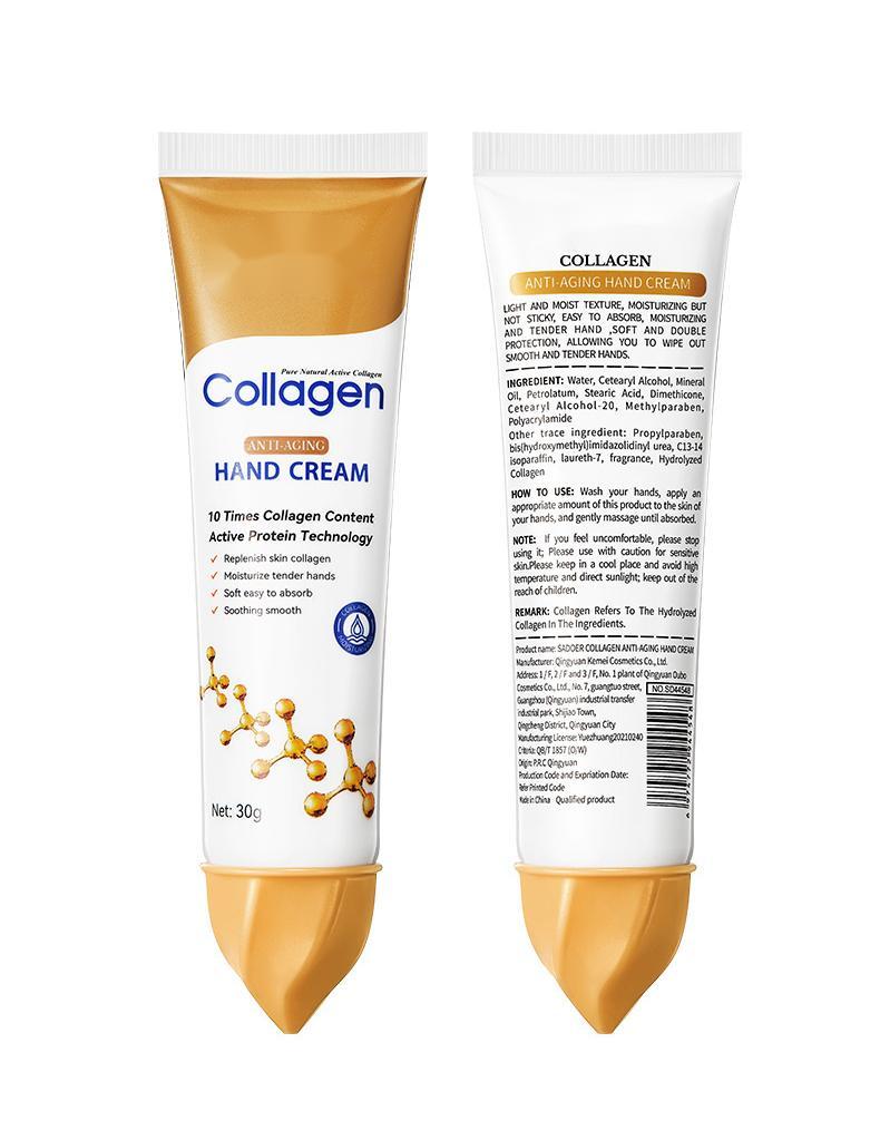 Wholesale Collagen Anti Wrinkle and Whitening Hand Cream, Hydrating and Moisturized Hand Cream Factory 454