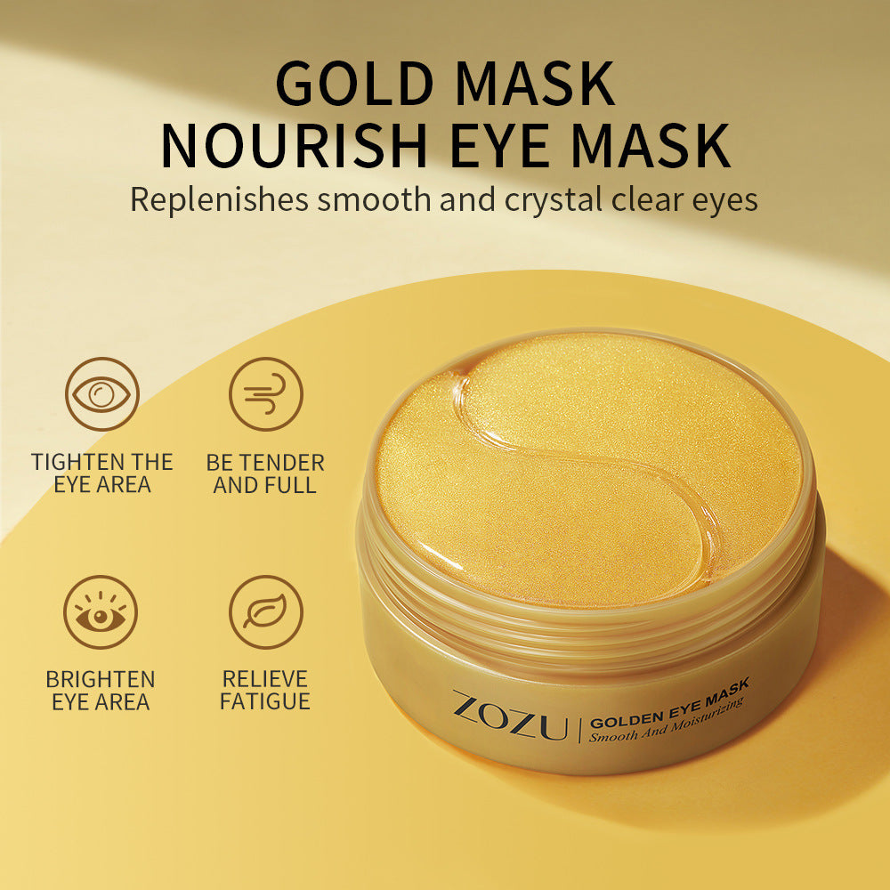 Wholesale Contains Gold Smooth and Moisturizing Eye Mask, OEM Crystal Eye Patches Manufacturer 517