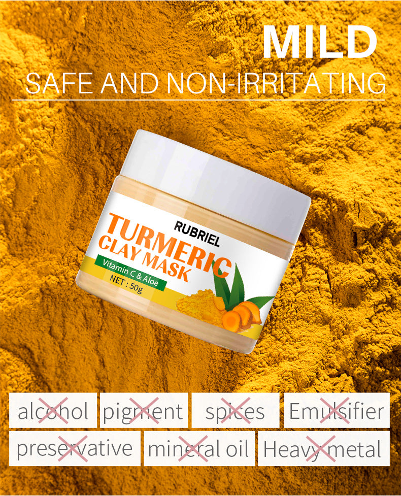 Private Label Customized Turmeric Clay Mask, Ginger Repair Mask, Hydrating and Nourishing, Cleansing and Brightening 359