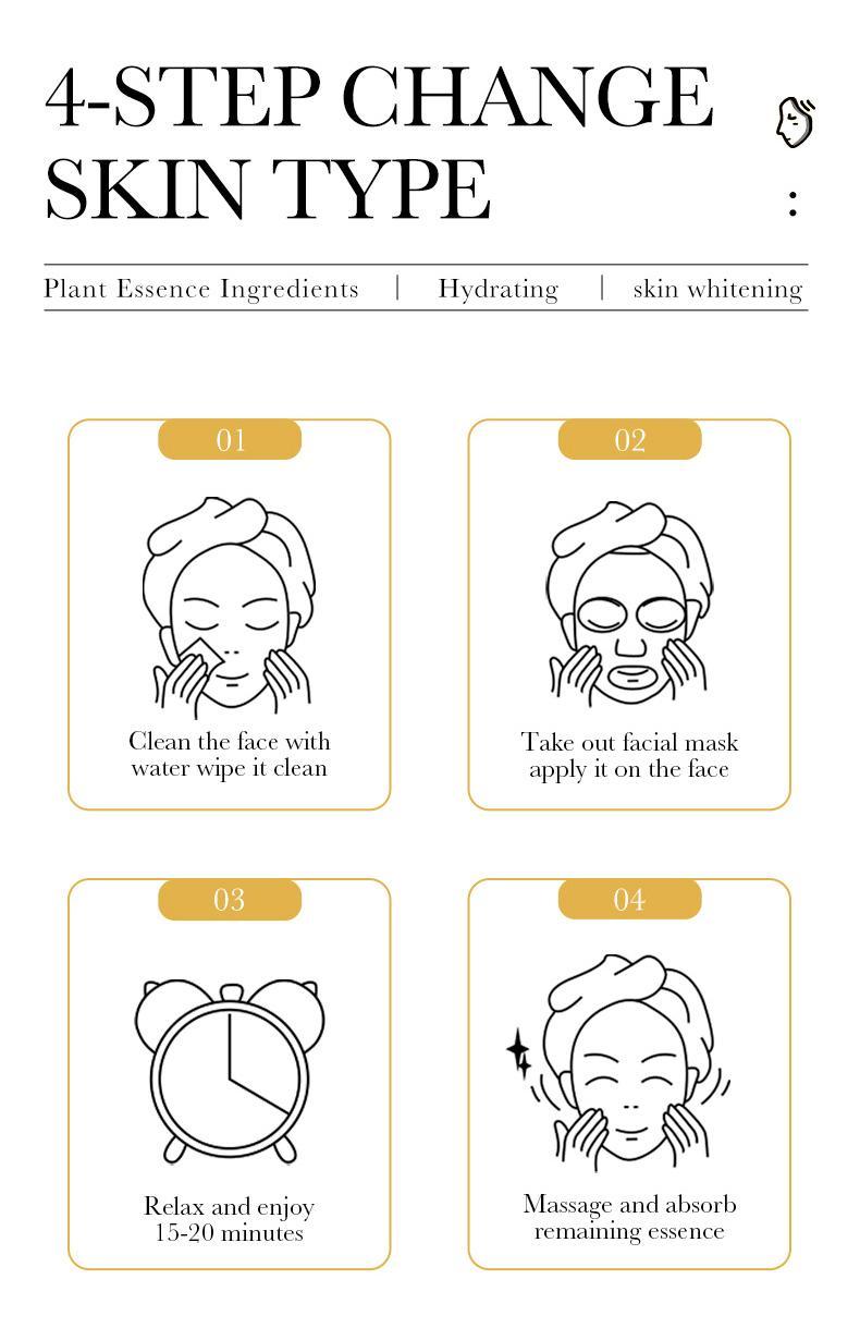Wholesale Fruit Pineapple Firming Skin Rejuvenation Facial Mask Manufacturer 496