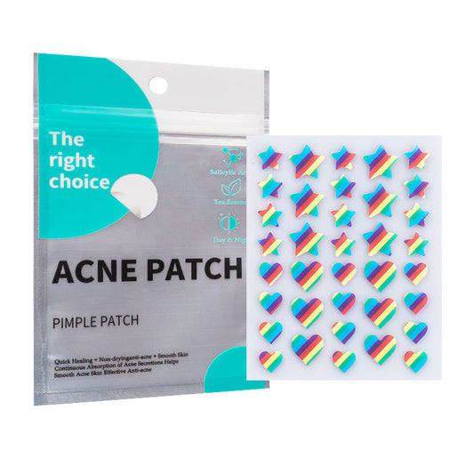 OEM Customizable Hydrocolloid Dots Patch for Acne and Spots Rainbow Antispot Healing Pimple Cover Face Spot Treatment